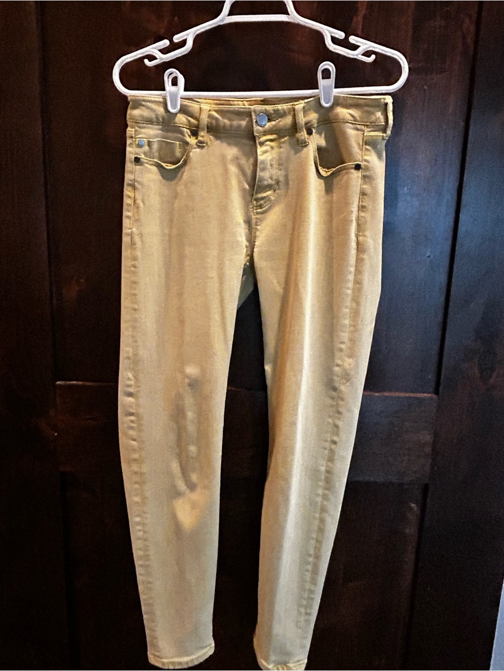 Liverpool Jeans Company Women's Skinny Jeans in Light Tan